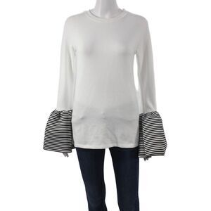 Style Mafia Womens Basic Multicolor Crew Neck Long Sleeve T-Shirt Size M
